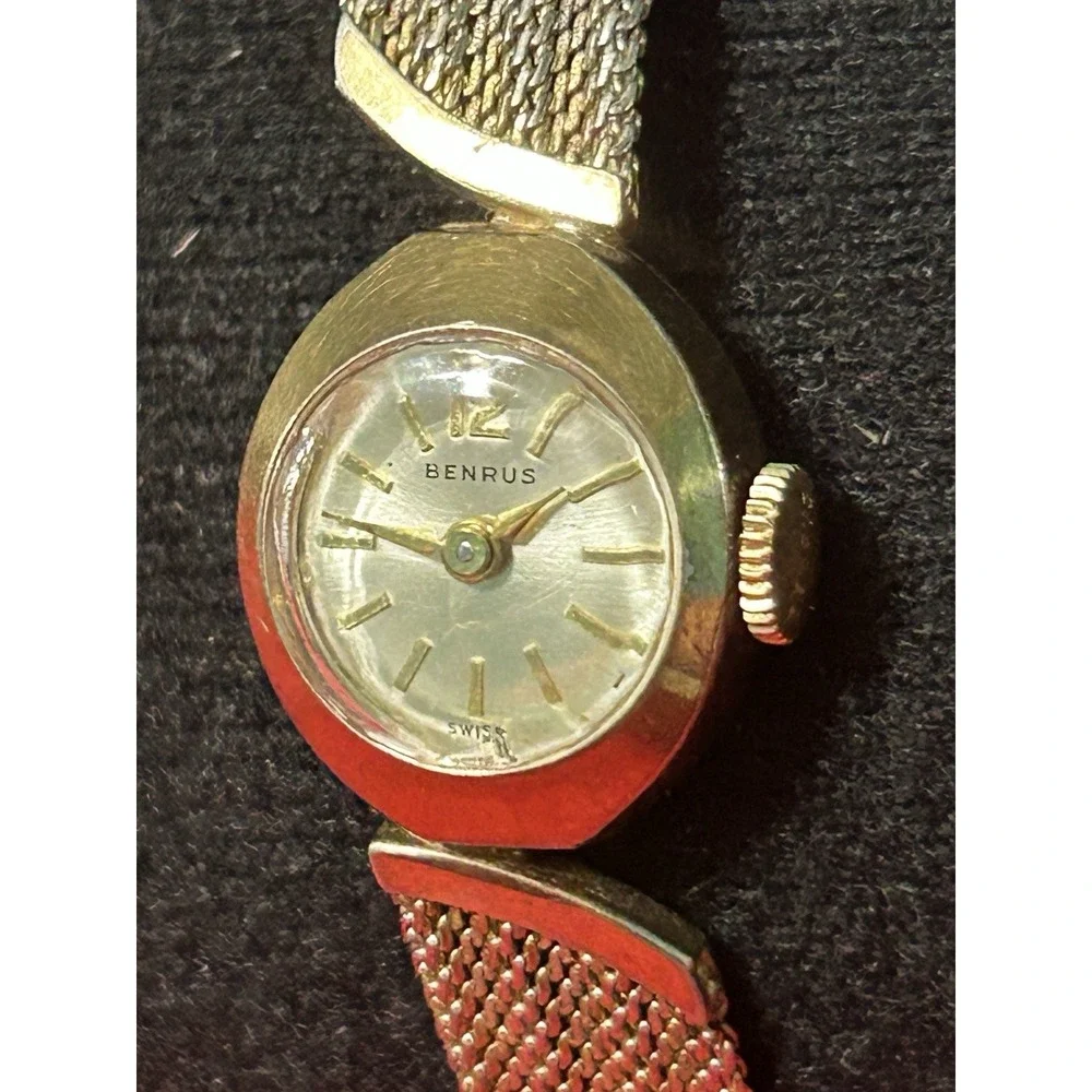 Vintage Benrus Ladies‎ Mechanical Watch 20 Micron Electroplate 10KGF Band - Picture 3 of 15